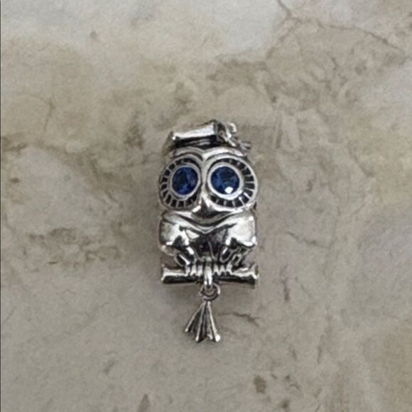 NEW! Pandora Wise Owl Graduation Charm Sterling Silver - Picture 6 of 11